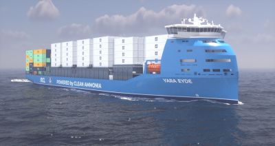 ‘WORLD’S 1ST’ AMMONIA-POWERED CONTAINERSHIP SET TO DEBUT IN 2026, YARA SAYS
