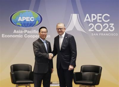 PRESIDENT MEETS AUSTRALIAN, PERUVIAN LEADERS ON SIDELINES OF APEC ECONOMIC LEADERS’ WEEK